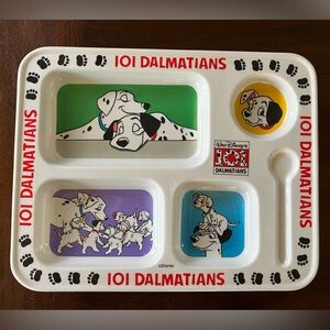 Vintage Walt Disney 101 Dalmatians divides plate